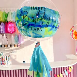 Blue Bubble Balloon